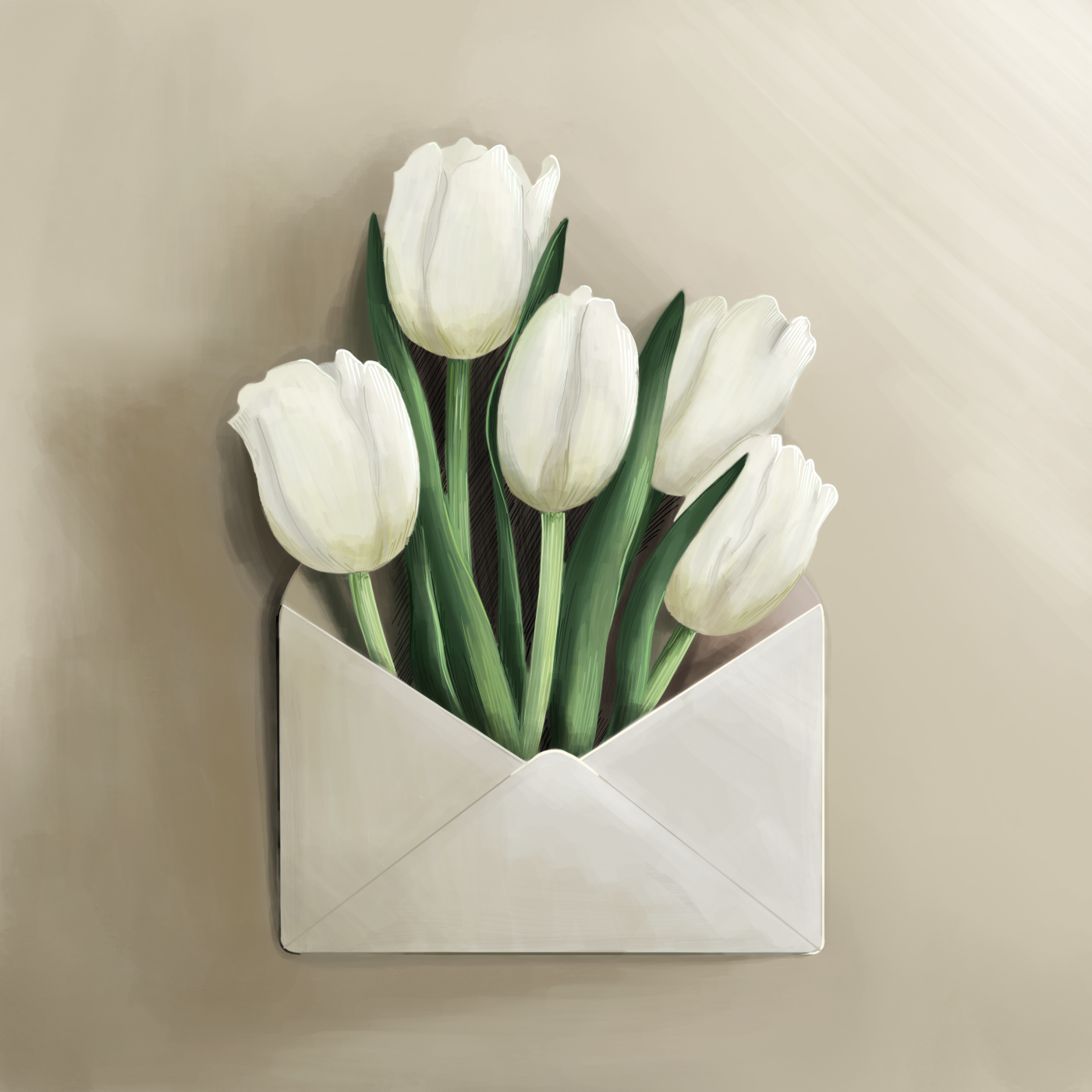 Открытка с запахом весны