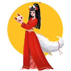 Персонаж кицуне