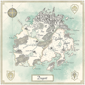 карта для игры в жанре темного фэнтези