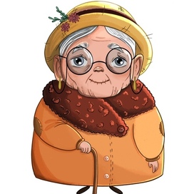 Бабушка для детской книги