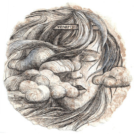 Венера. работа из серии Боги планеты. графика