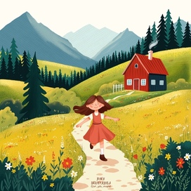 Лето в горах.