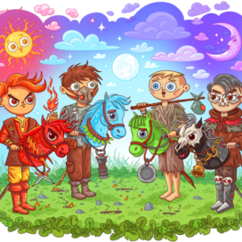 Иллюстрация для бренда одежды RUFF