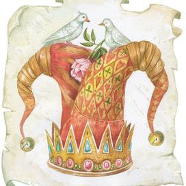 колпак и корона