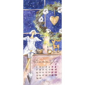 Календарь на декабрь 2024 - заставка на телефон