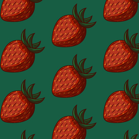 Клубничный паттерн