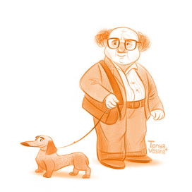 Дедуля и пес