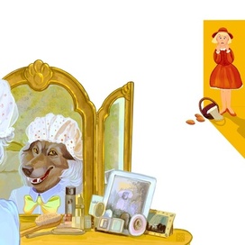 Иллюстрация для сказки "Красная шапочка"