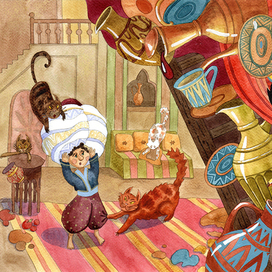 Маленький Мук и шкодливые коты