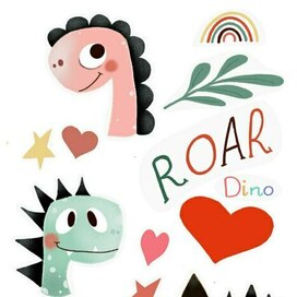 Стикеры с дино