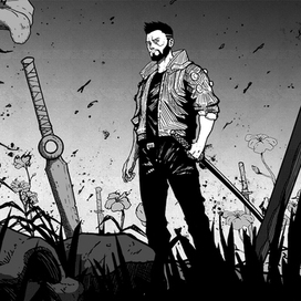 Киберпанк в стиле манги