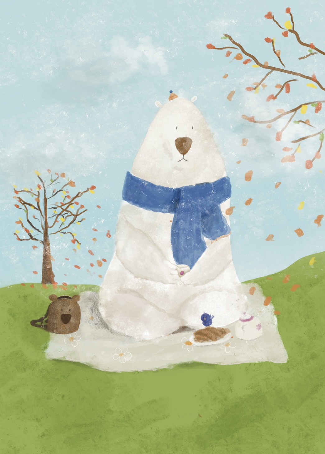 Мишка на пикнике