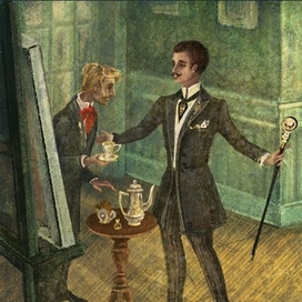 Иллюстрация к произведению Эдит Уортон «Традиции страны»