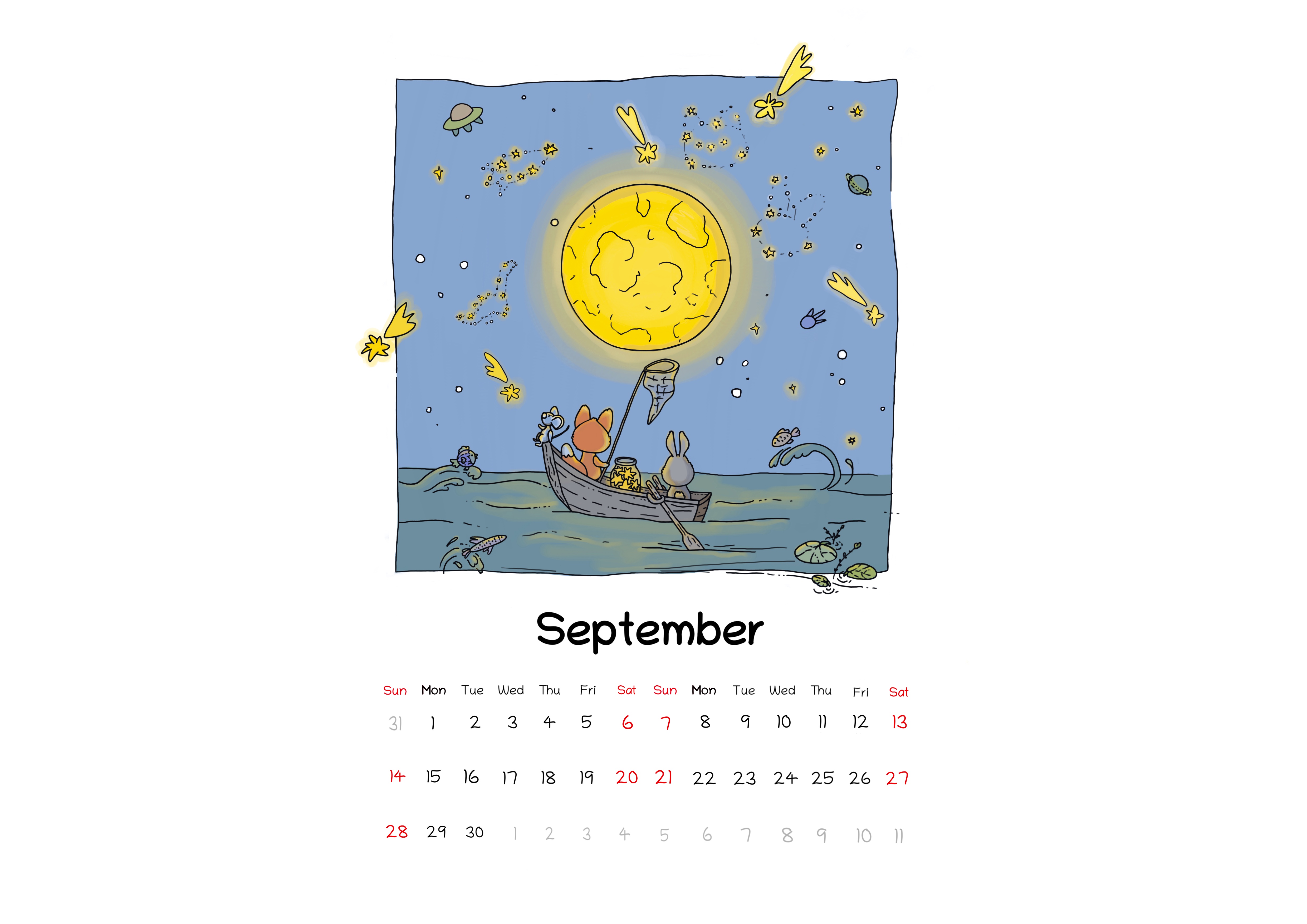 Календарь 2025. Сентябрь