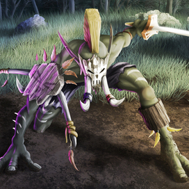 Лесной тролль из WoW