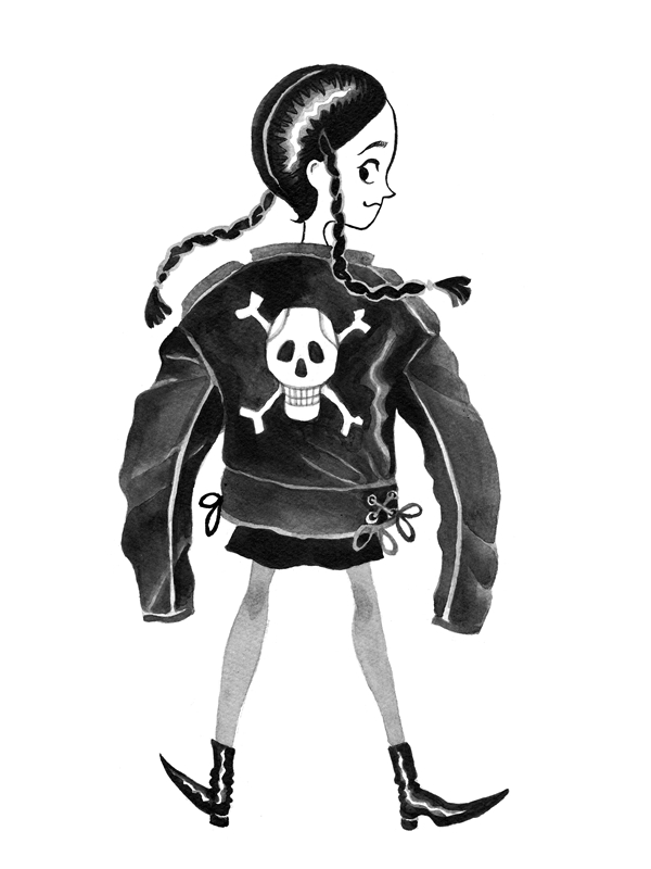 Венсдей подарили косуху