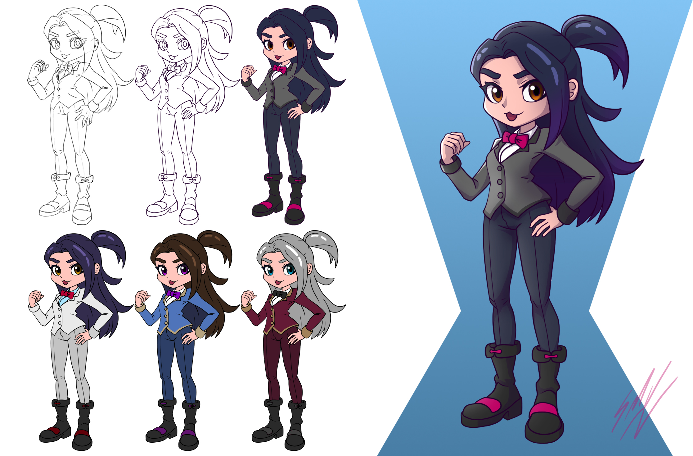 Казуальный концепт персонажа