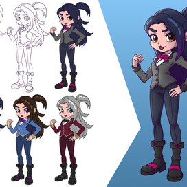 Казуальный концепт персонажа