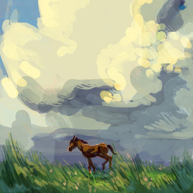 это жеребенок