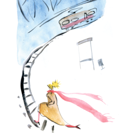 "Красивая женщина ждёт трамвай"