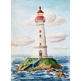 Маяк на острове