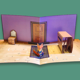 Pop-up иллюстрация к сказке "Земляничный дождик" №4