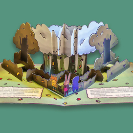 Pop-up иллюстрация к сказке "Земляничный дождик" №10