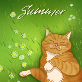 Summer. Открытка