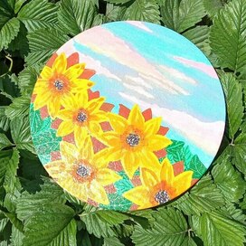 Цветы и небо