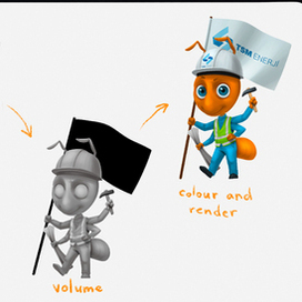 Дизайн персонажа. Муравей-строитель