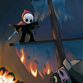 небольшая драка на корабле