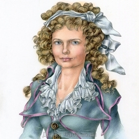 Портрет в старинном стиле