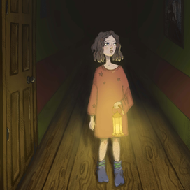 темный коридор