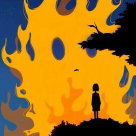 девочка и огонь 