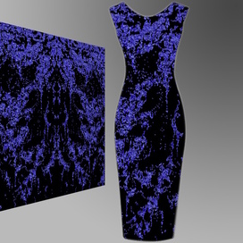 Паттерн на футлярное платье, монораппорт