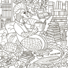 Читающий дракон