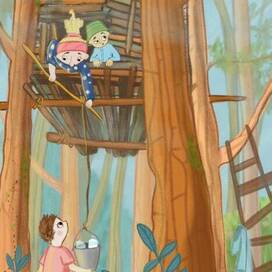 лето в шалаше