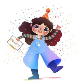 Праздничная Девочка