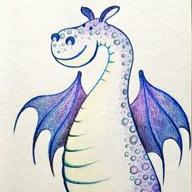 Дракон с крыльями