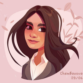 Портрет иллюстратора Юлии Чембазовой