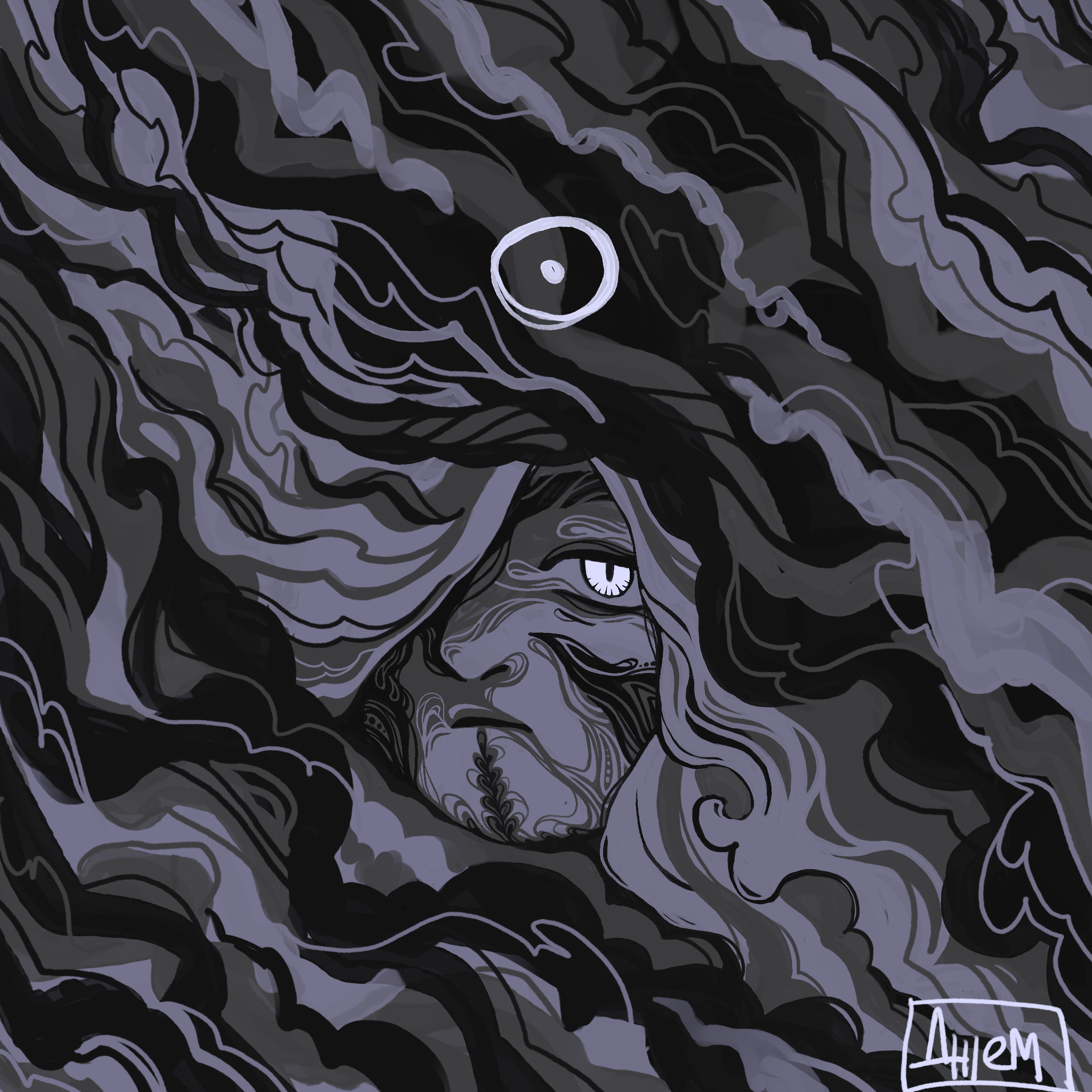 Лицо в тумане