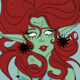 Космическая девочка