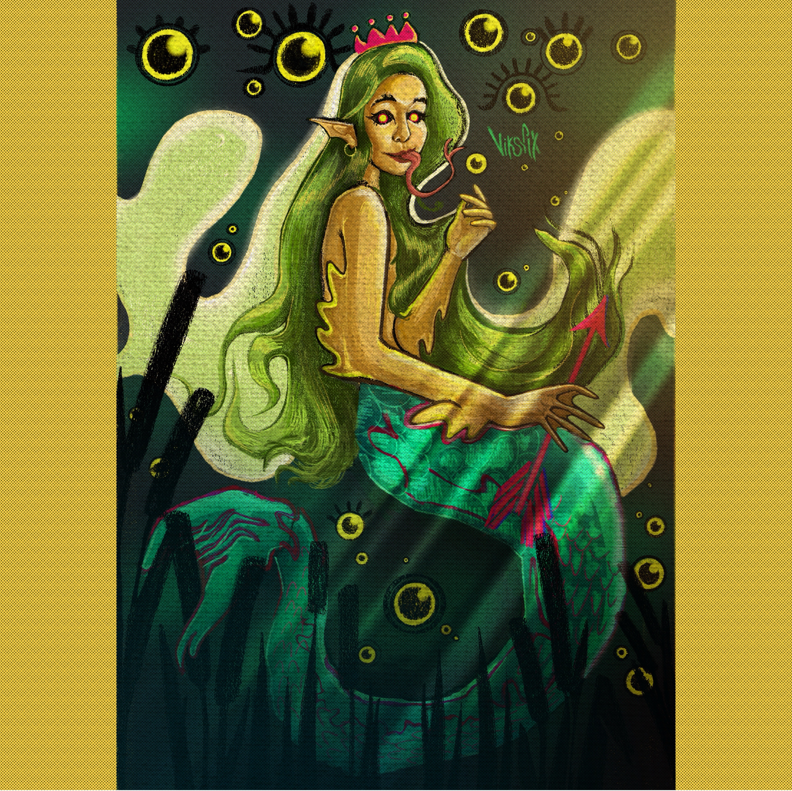 Русалка в образе Царевны - лягушки