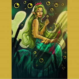 Русалка в образе Царевны - лягушки