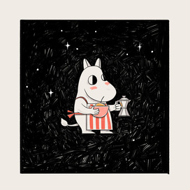 Муми мама для INKTOBER