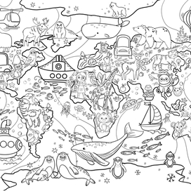 Карта раскраска