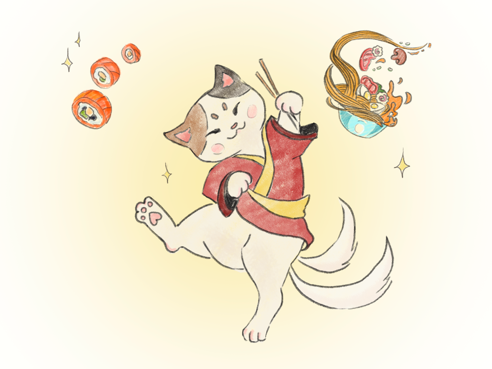 Кот-бакэнэко