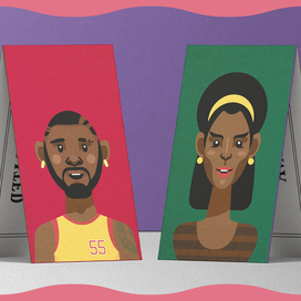 Векторные иллюстрации персонажей