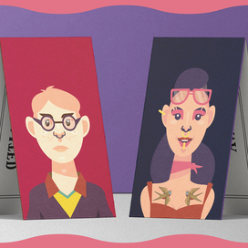 Векторные иллюстрации персонажей