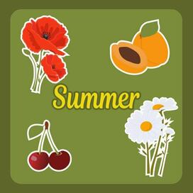 Стикер-пак "Лето"